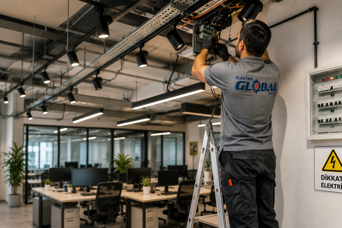 İş yeri / ofis tesisat fotoğrafı bırakın